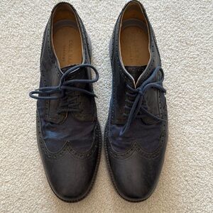 Cole Haan Men's ØriginalGrand Wingtip Oxford Dark Night Navy 9 1/2